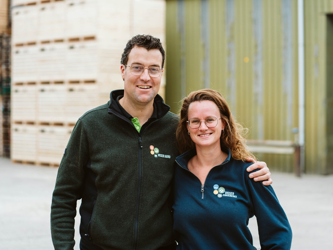 Sierd Visser en zijn vrouw Anne Visser-Veldboer